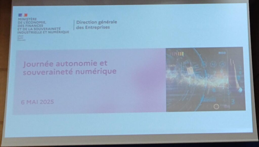 NUMERYX est à la journée de l'autonomie et de la souveraineté numérique - photos prises sur place